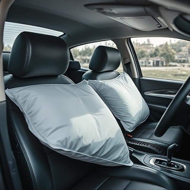 Airbags Deployed Inside Car